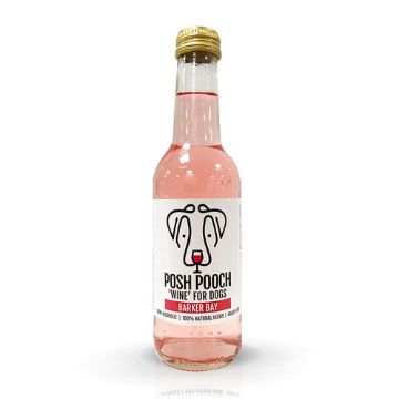 Picture of Posh Pooch Barker Bay Wine for Dogs Rose 250ml x 1