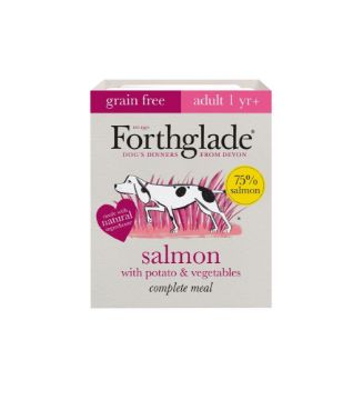 Picture of Forthglade Complete Grain Free Adult Salmon with Potato & Veg 395g x 18