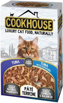 Picture of COOKHOUSE Cat Pouch Multipack Terrines Fish 70g 6pk x 6
