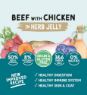 Picture of Naturo Adult Dog Cans Beef & Chicken in Herb Jelly 390g x 12