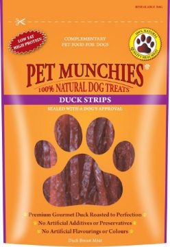 Picture of Pet Munchies Dog Treats Duck Strips 90g x 8