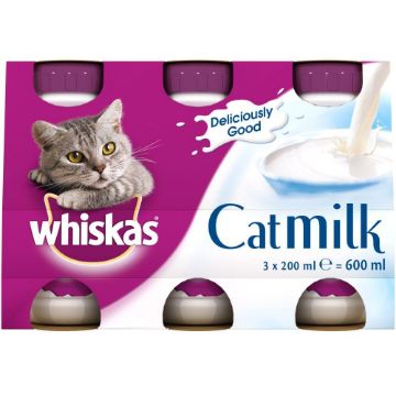 Picture of Whiskas Cat Milk 200ml 3-Pk x 5