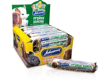 Picture of Johnson's Hamster & Gerbil Fruity Sticks x 28
