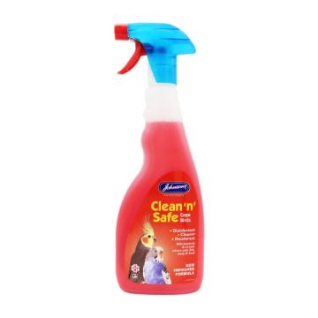 Picture of Johnson's Clean 'n' Safe for Caged Birds Trigger Spray 500ml x 6