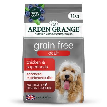 Picture of Arden Grange Adult Dog Grain Free Chicken & Superfoods 12kg