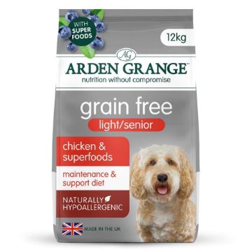 Picture of Arden Grange Light / Senior Dog Grain Free Chicken & Superfoods 2kg