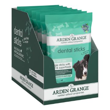Picture of Arden Grange Dental Stick with Mint & Superfoods 7pk 180g x 8