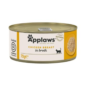Picture of Applaws Cat Can Chicken Breast Flake in Broth 70g x 24