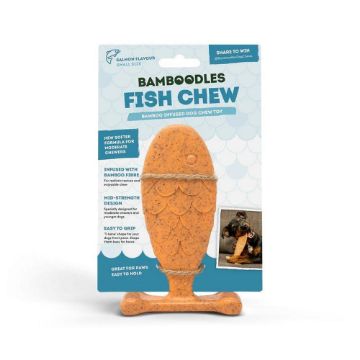 Picture of Bamboodles Fish Dog Chew Salmon Small 5.5" x 1