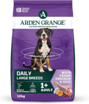Picture of Arden Grange Adult Dog Large Breed - Chicken & Rice 12kg