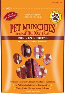 Picture of Pet Munchies Dog Treats Chicken & Cheese 100g x 8