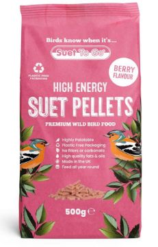 Picture of Suet to Go High Energy Suet Pellets Berry 500g x 6