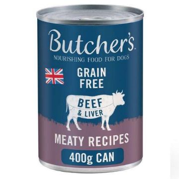 Picture of Butcher's Dog Cans Beef & Liver 400g x 12
