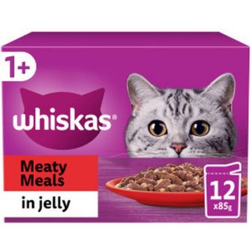 Picture of Whiskas Pouch 1+ Meaty Meals Jelly 85g 12-Pack x 4