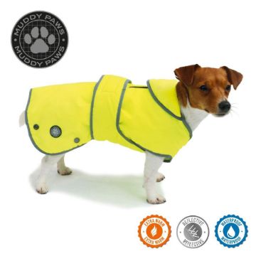 Picture of Ancol Stormguard Dog Coat Hi-Viz Yellow X-Small 25cm x 1