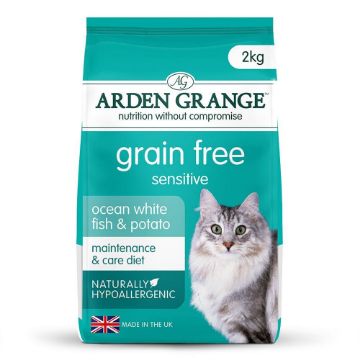 Picture of Arden Grange Adult Cat Sensitive Ocean White Fish & Potato 2kg