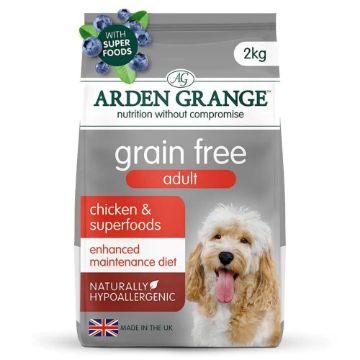 Picture of Arden Grange Adult Dog Grain Free Chicken & Superfoods 2kg
