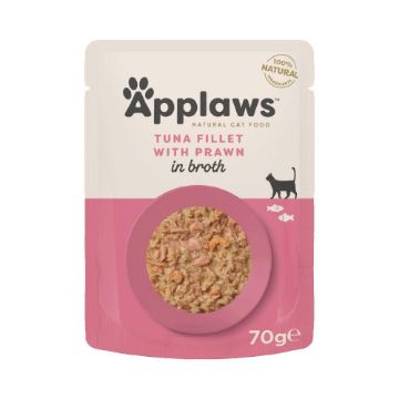 Picture of Applaws Cat Pouch Tuna & Pacific Prawn 70g x 12