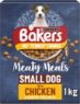 Picture of Bakers Complete Small Dog Meaty Meals Chicken 1kg x 5