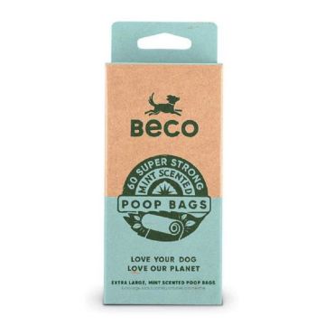 Picture of Beco Poop Bags Mint Scented 60 Bags (4 x 15 Bag Rolls) x 1