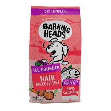 Picture of Barking Heads Adult Dog AH Hair Necessities Salmon 12kg