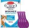 Picture of Bob Martin Clear Spot-On Cat Wormer 4 Tube x 1