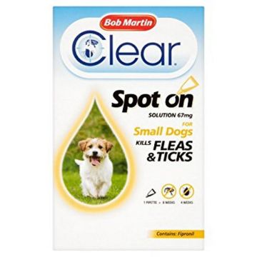 Picture of Bob Martin Flea-Clear Spot On Small Dog Flea Drops 1 Tube x 1