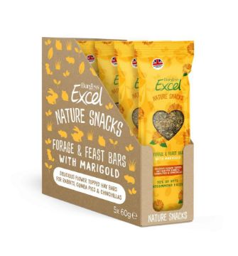 Picture of Excel Forage & Feast Hay Bar Marigold 60g x 5