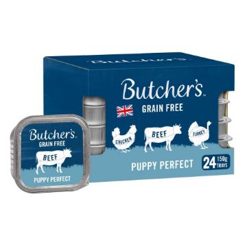 Picture of Butcher's Dog Foil Trays Puppy Perfect 150g x 24