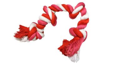 Picture of Dog Life Raggy Cotton Rope Bone 4 Knot x 3
