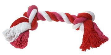 Picture of Dog Life Cotton Rope Bone Medium 2 Knot x 3