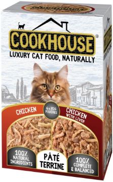 Picture of COOKHOUSE Cat Pouch Multipack Chicken Terrines 70g 6pk x 6