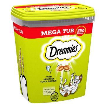 Picture of Dreamies Cat Treats Mega Tub Tuna 350g x 2