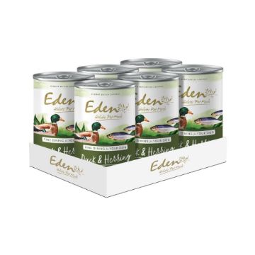 Picture of Eden Dog Cans Gourmet Duck & Herring 400g x 6