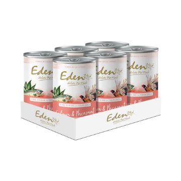 Picture of Eden Dog Cans Gourmet Salmon & Pheasant 400g x 6