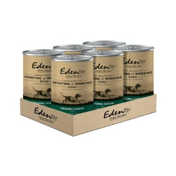 Picture of Eden Sporting & Working Dog Cans Original Cuisine 400g x 6