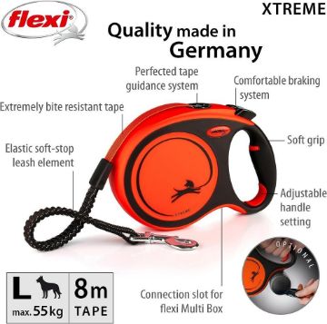 Picture of Flexi Xtreme Large 8m Tape Orange/Black x 1