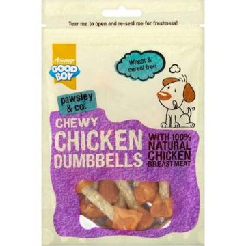 Picture of Good Boy Dog Treats Chewy Chicken Dumbbells 100g x 8