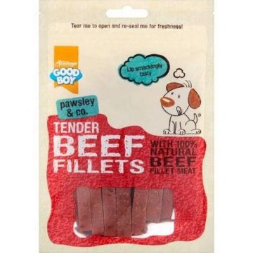 Picture of Good Boy Dog Treats Tender Beef Fillets 90g x 10