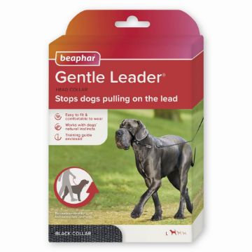 Picture of Beaphar Gentle Leader Head Collar Black Large x 1