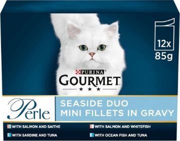 Picture of Gourmet Perle Pouch Seaside Duo 85g 12-Pack x 4