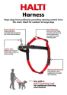 Picture of Halti Train Front Control Harness Large Black & Red x 1