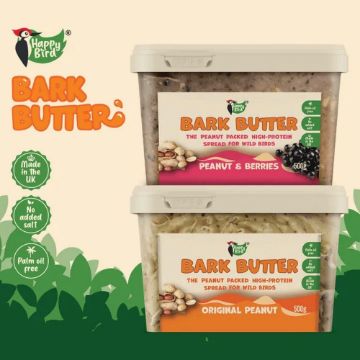 Picture of Happy Bird Bark Butter - Peanut & Berries 500g x 6