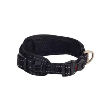 Picture of ROGZ Classic Padded Collar Large Black 30-42cm x 1
