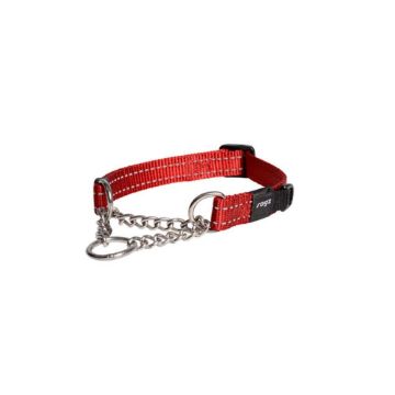 Picture of ROGZ Control Chain Collar Red Medium 31-45cm x 1