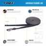 Picture of ROGZ Amphibian Training Line Black XXL 10m / 35.5 ft x 1