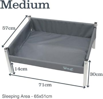 Picture of Henry Wag Elevated Dog Bed Ash Grey Medium x 1