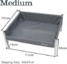 Picture of Henry Wag Elevated Dog Bed Ash Grey Medium x 1
