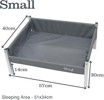 Picture of Henry Wag Elevated Dog Bed Ash Grey Small x 1