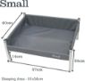 Picture of Henry Wag Elevated Dog Bed Ash Grey Small x 1